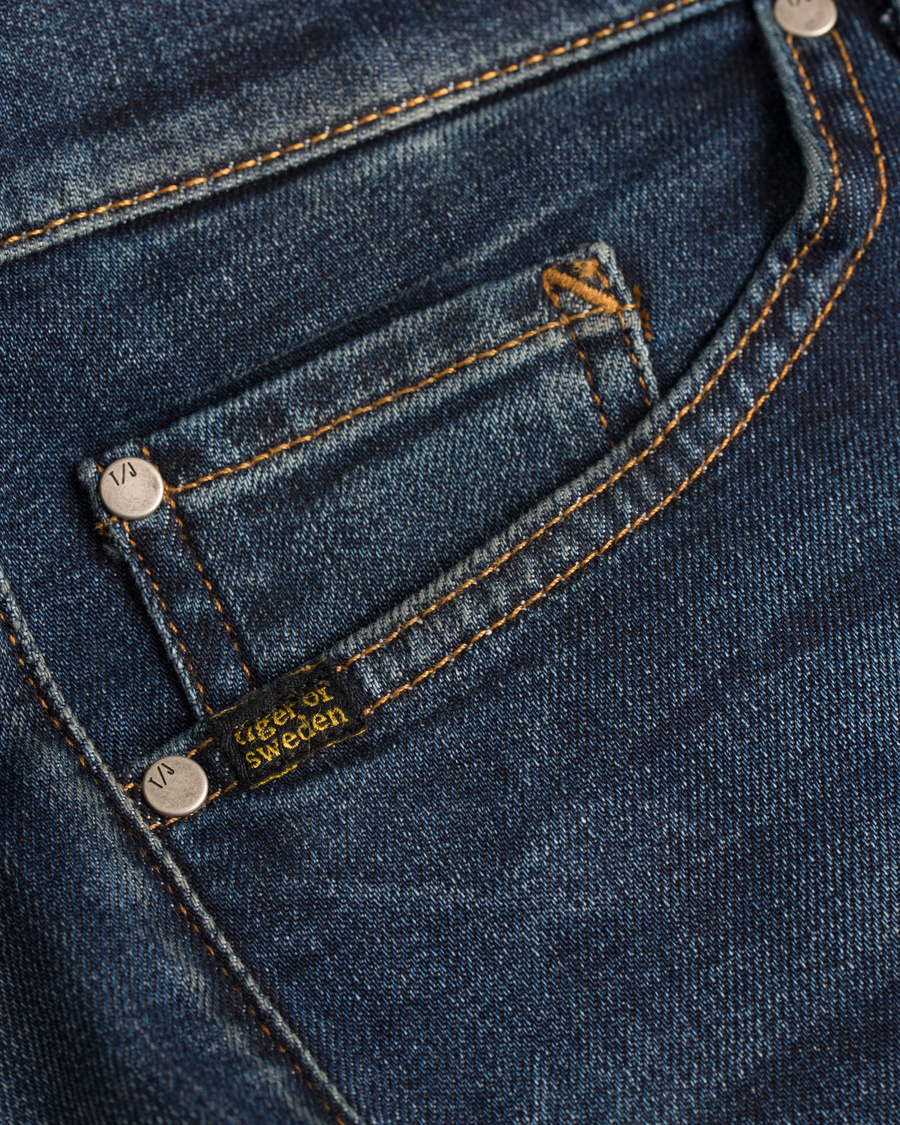 Herre | Jeans | Tiger of Sweden Jeans | Straw Reign Jeans Dark Blue