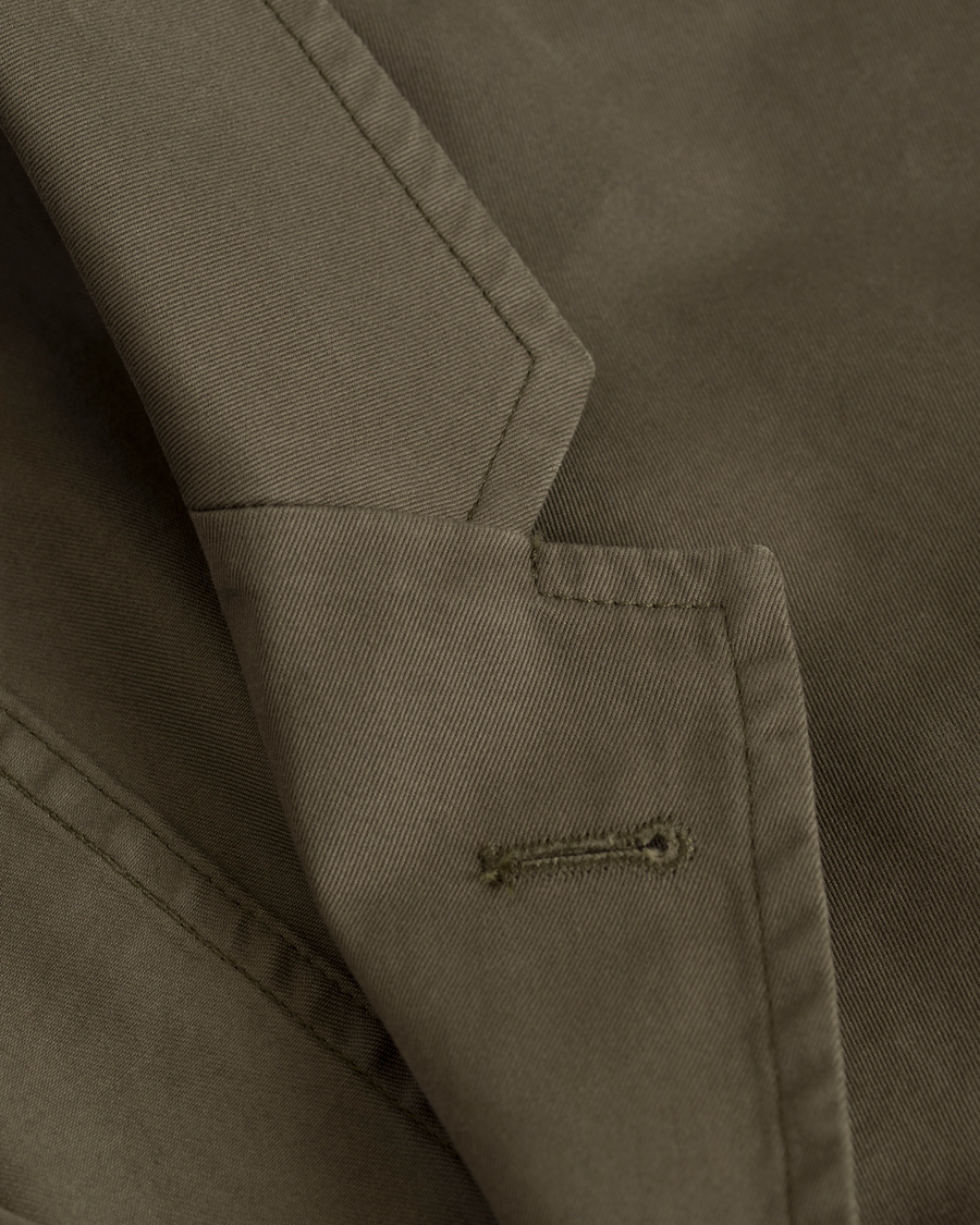 Herre | Blazere & jakker | Gieves & Hawkes | Canvas Patch Pocket Blazer Olive Green