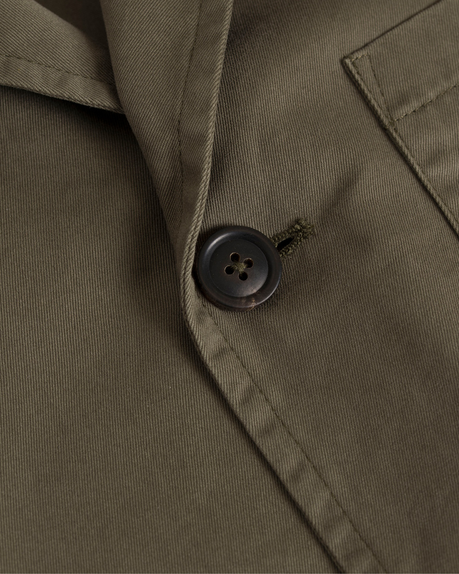 Herre | Blazere & jakker | Gieves & Hawkes | Canvas Patch Pocket Blazer Olive Green