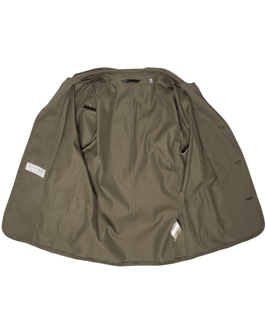 Herre | Blazere & jakker | Gieves & Hawkes | Canvas Patch Pocket Blazer Olive Green