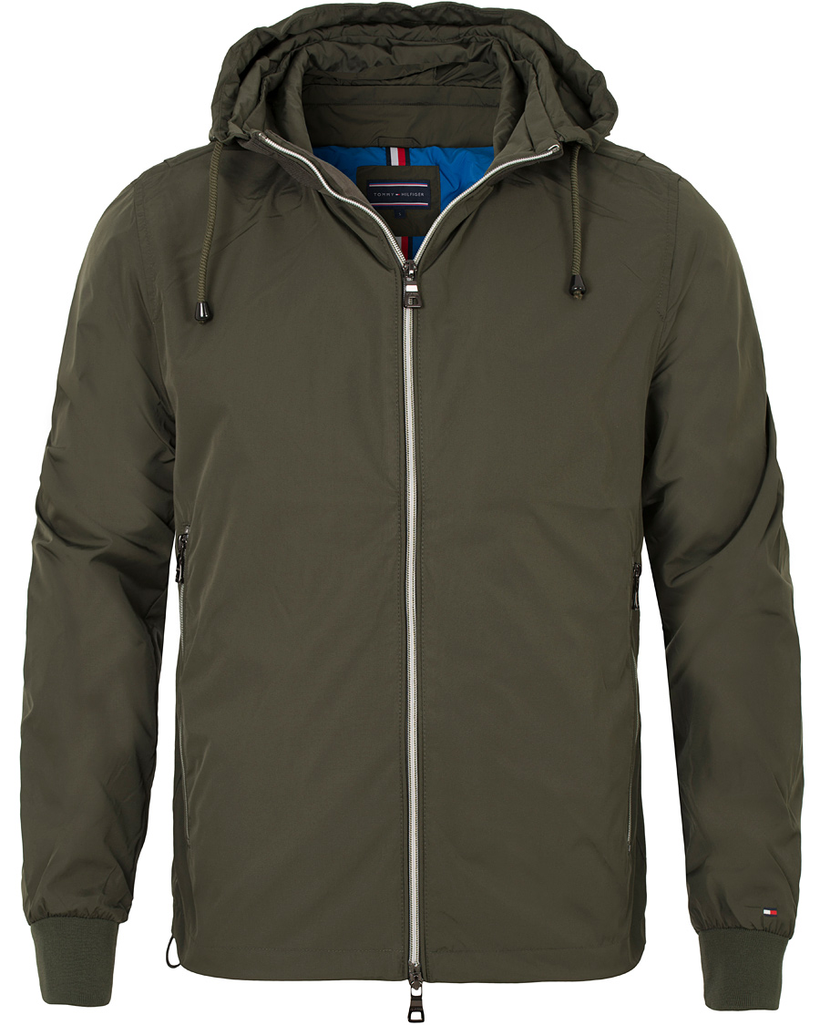 Herre | Jakker | Tommy Hilfiger | Darrel Nylon Hood Jacket Forrest Night