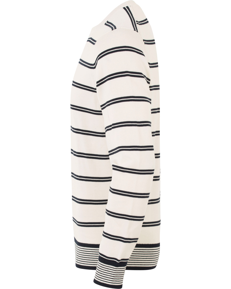 Herre | Trøjer | Tommy Hilfiger | Hendrics Stripe Knitted Crew Neck Snow White