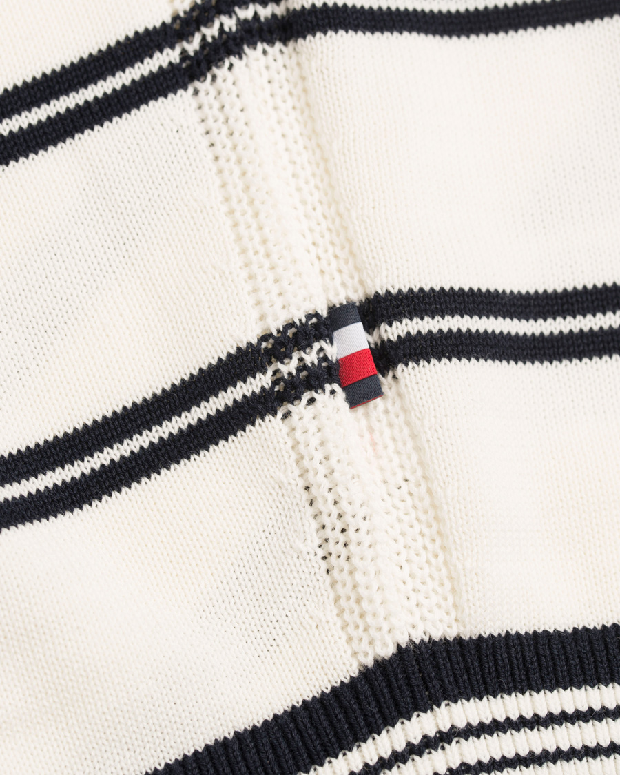 Herre | Trøjer | Tommy Hilfiger | Hendrics Stripe Knitted Crew Neck Snow White
