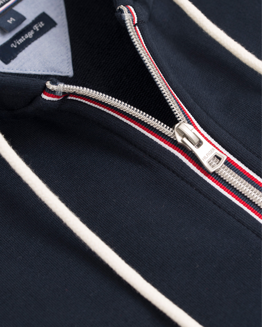 Herre | Trøjer | Tommy Hilfiger | Basic Zip Trough Hoodie Midnight