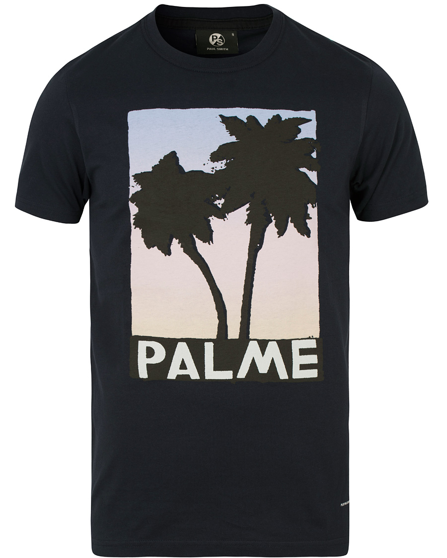 Herre | T-Shirts | PS Paul Smith | Palme T-shirt Navy