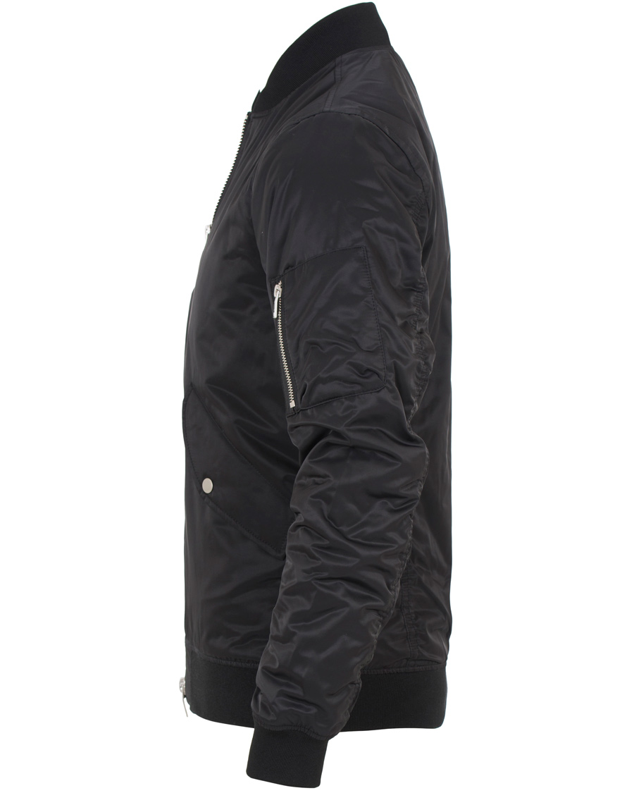 Herre | Jakker | J.Lindeberg | Rafe 72 Bomber Satin Jacket Black