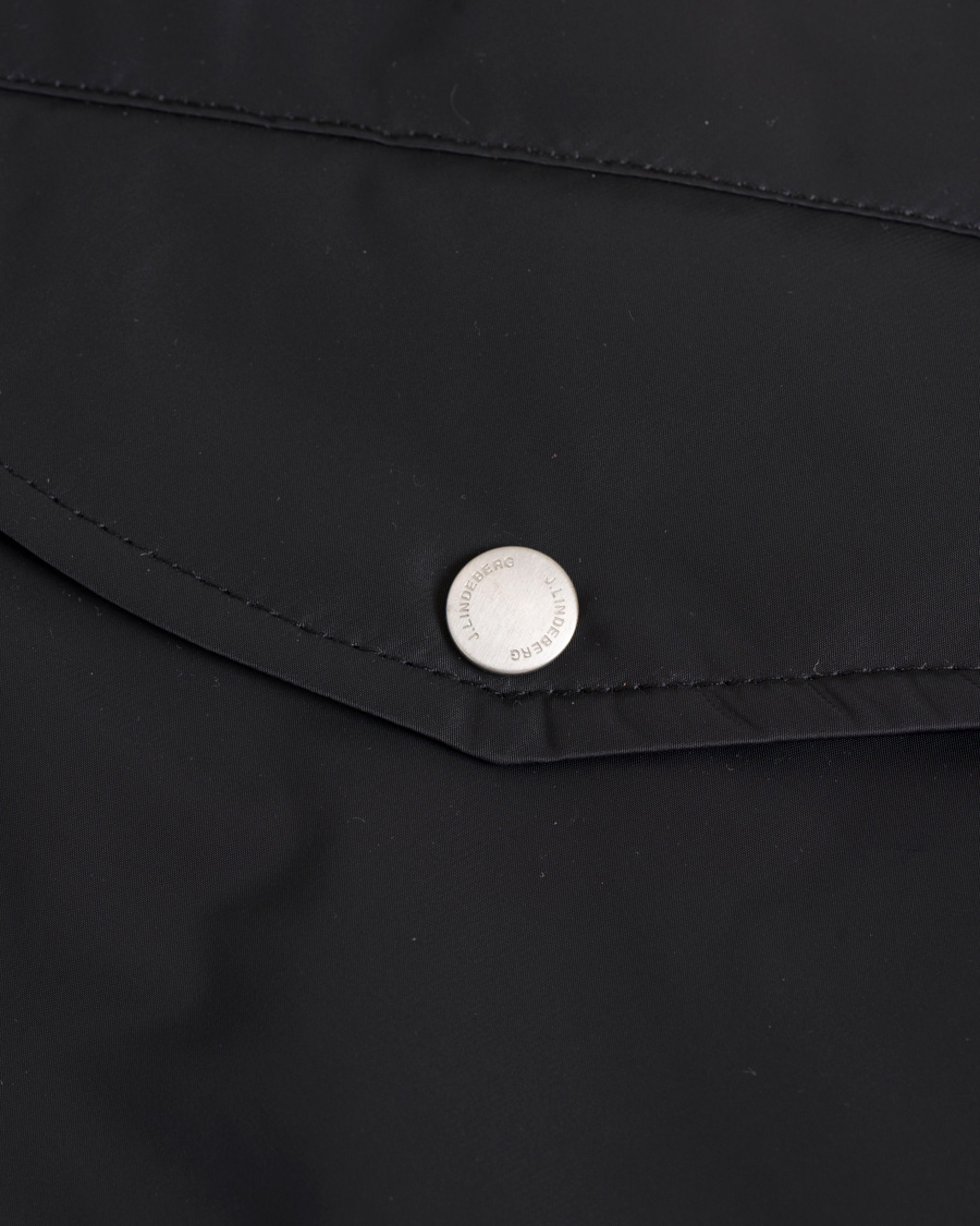 Herre | Jakker | J.Lindeberg | Rafe 72 Bomber Satin Jacket Black
