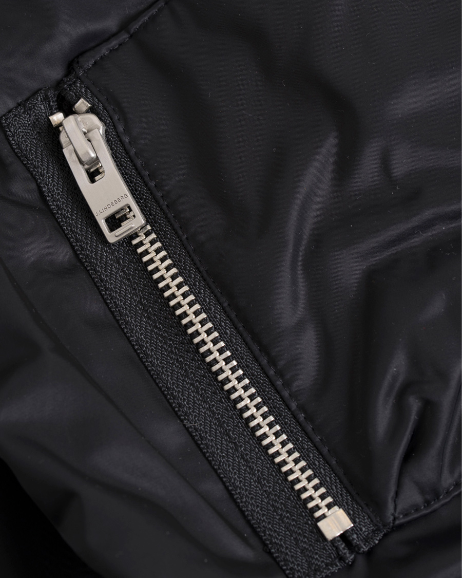 Herre | Jakker | J.Lindeberg | Rafe 72 Bomber Satin Jacket Black