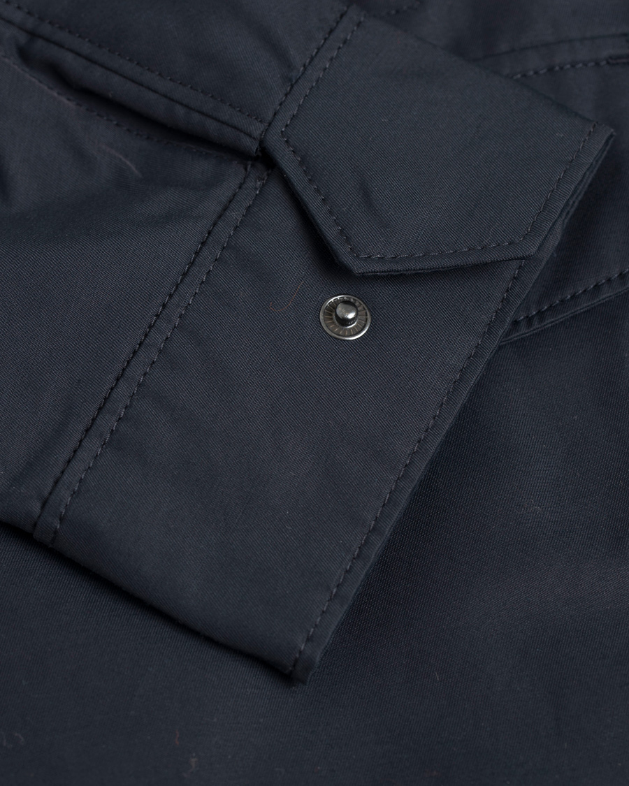 Herre | Jakker | J.Lindeberg | Farren 72 Cotton Twill Field Jacket Navy