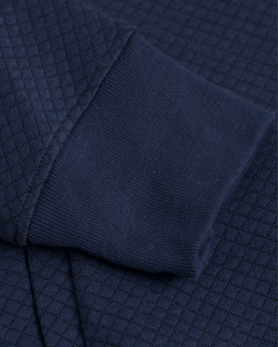 Herre | Trøjer | J.Lindeberg | Randall Micro Quilted Zip Sweater Navy