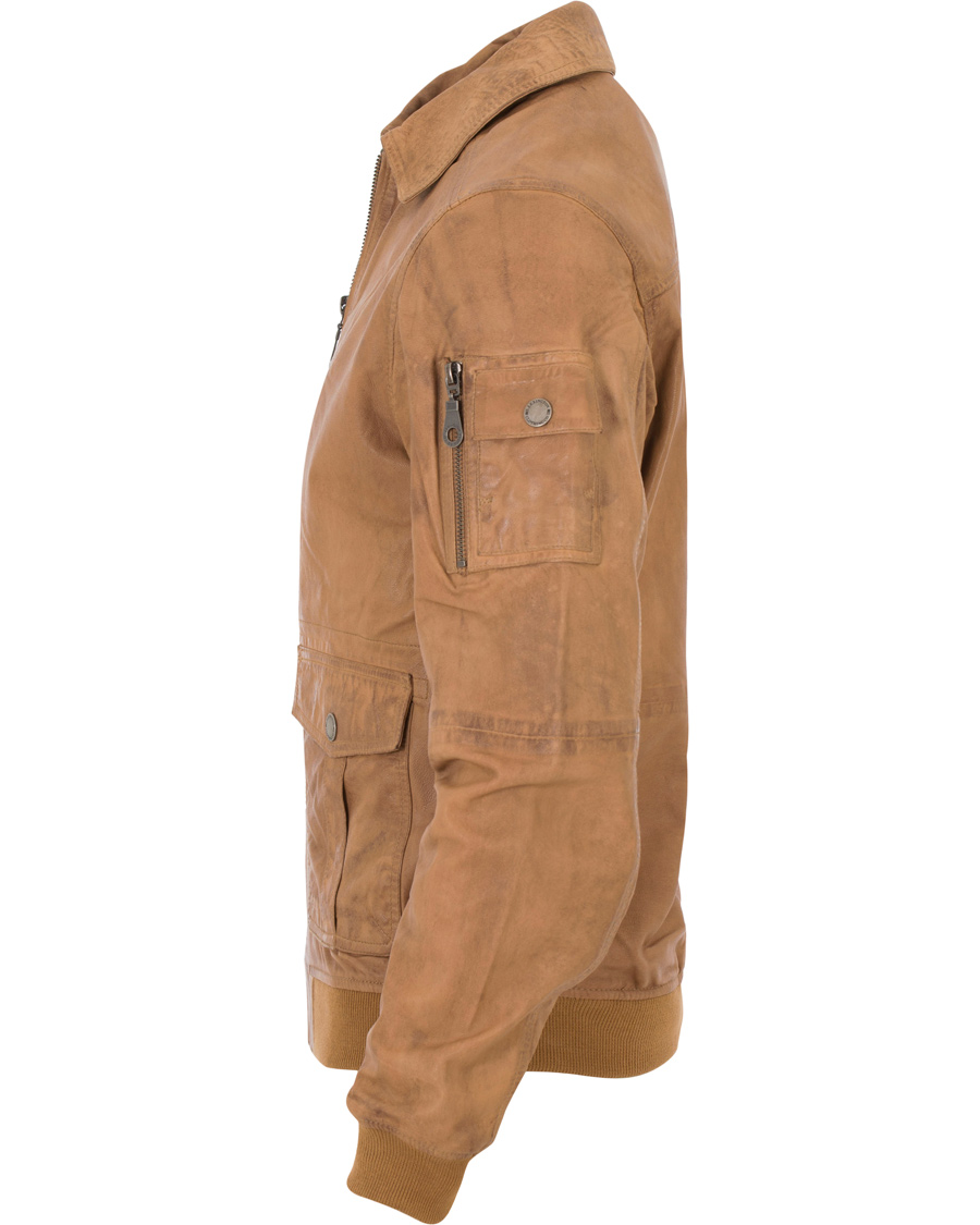 Herre | Jakker | Lexington | Layton Pilot Leather Jacket Cognac