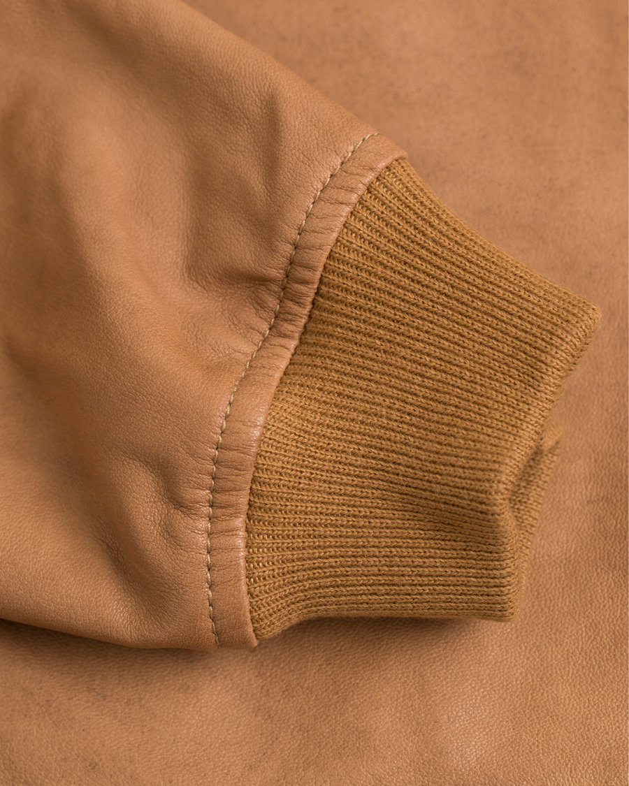 Herre | Jakker | Lexington | Layton Pilot Leather Jacket Cognac