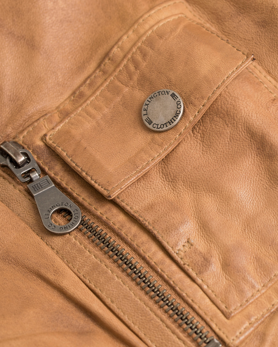 Herre | Jakker | Lexington | Layton Pilot Leather Jacket Cognac