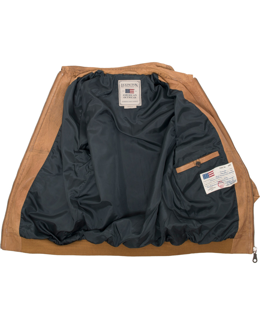 Herre | Jakker | Lexington | Layton Pilot Leather Jacket Cognac