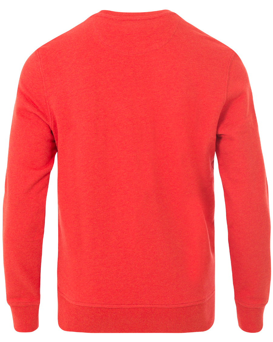 Herre | Trøjer | Lyle & Scott | Crew Neck Sweatshirt Flame Red Marl