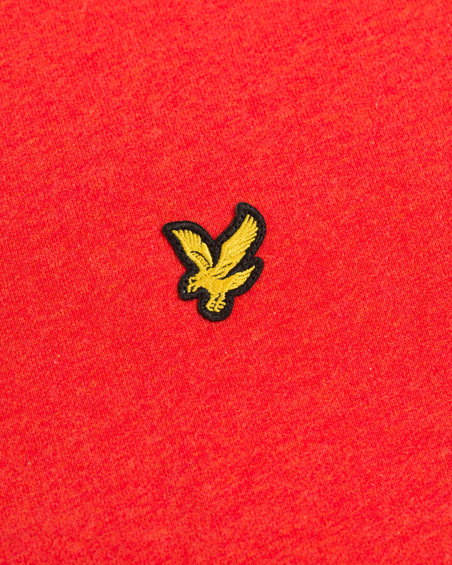 Herre | Trøjer | Lyle & Scott | Crew Neck Sweatshirt Flame Red Marl