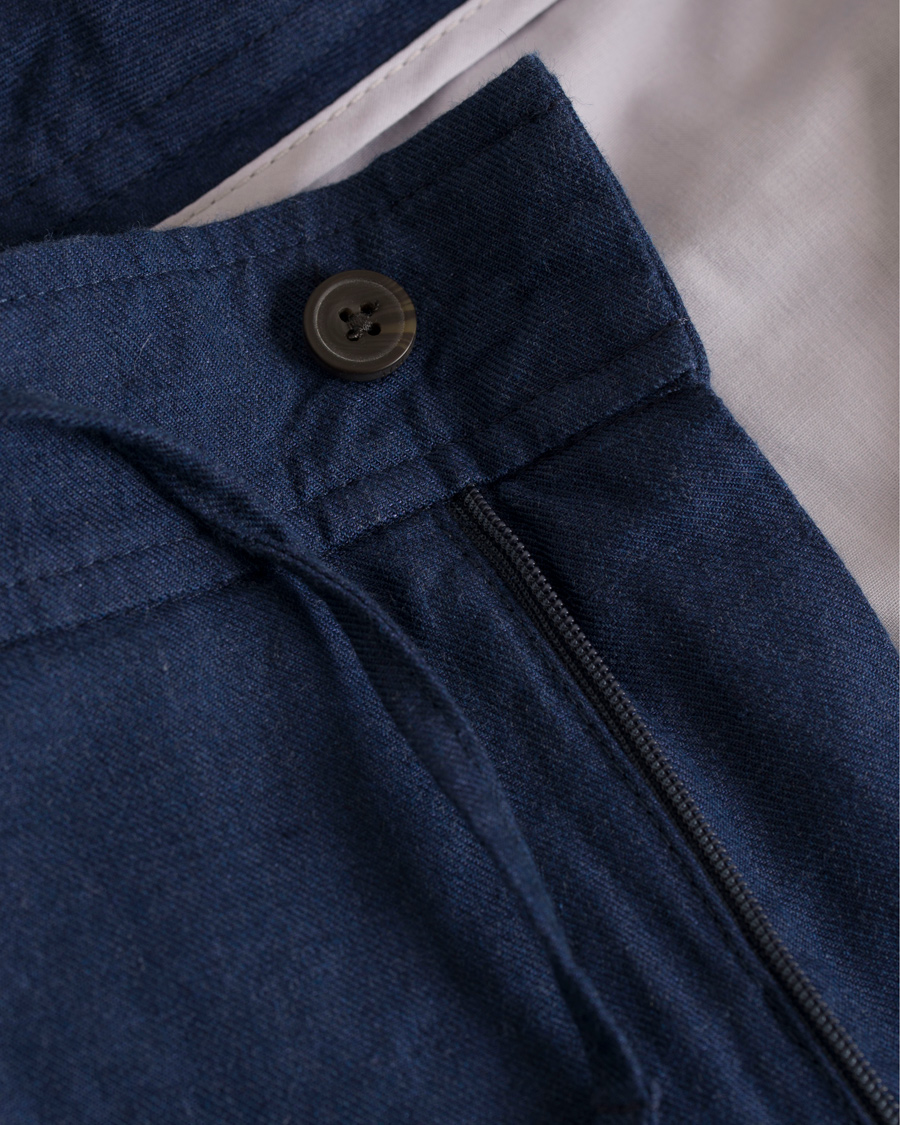 Herre | Bukser | NN07 | Copenhagen Cotton/Linen Trousers Blue