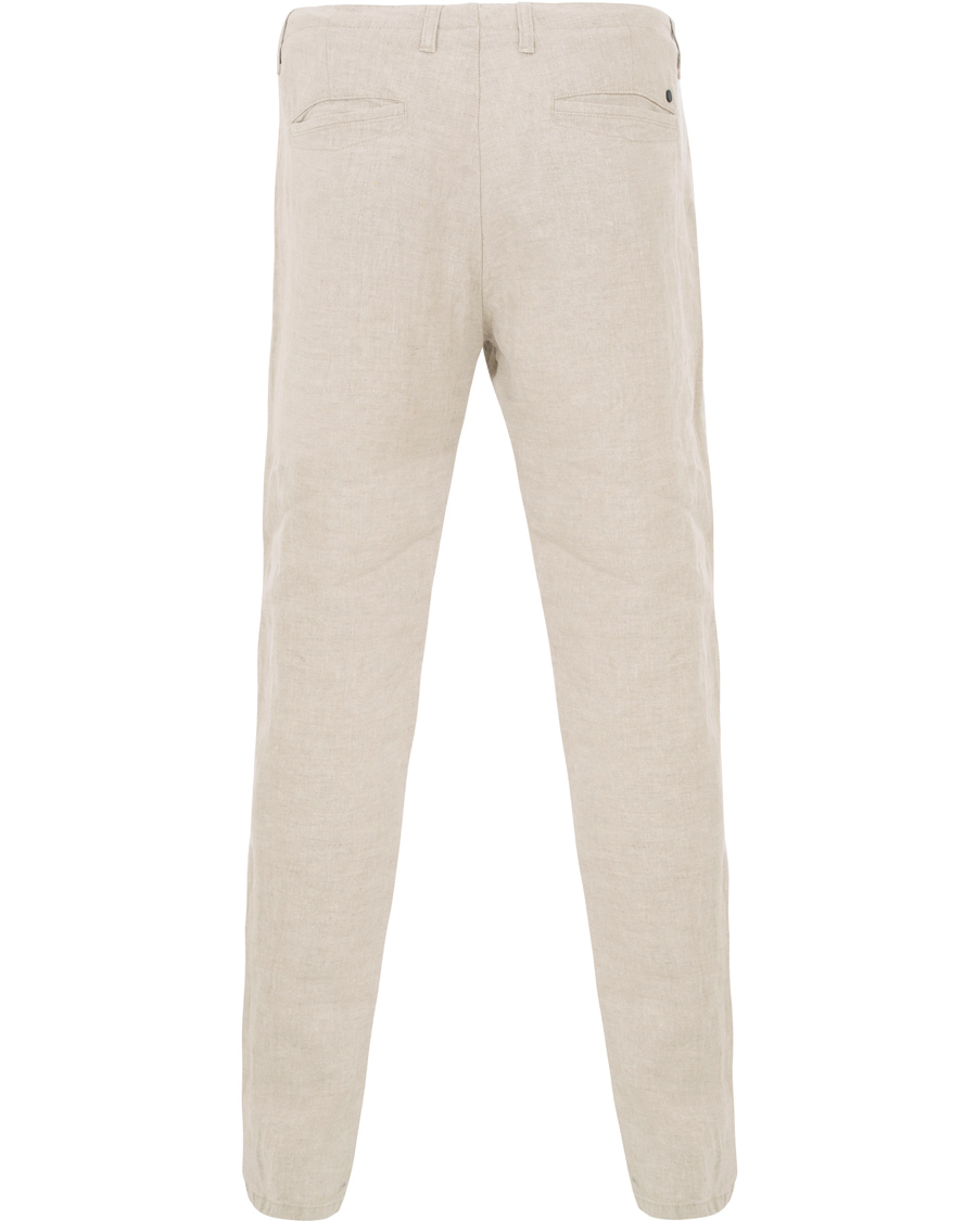 Herre | Bukser | NN07 | New Simon Linen Trousers Oat Nature