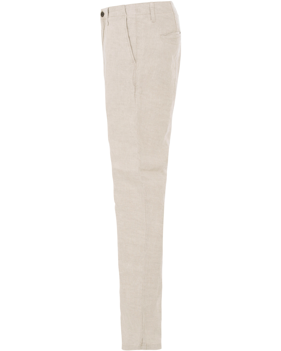 Herre | Bukser | NN07 | New Simon Linen Trousers Oat Nature