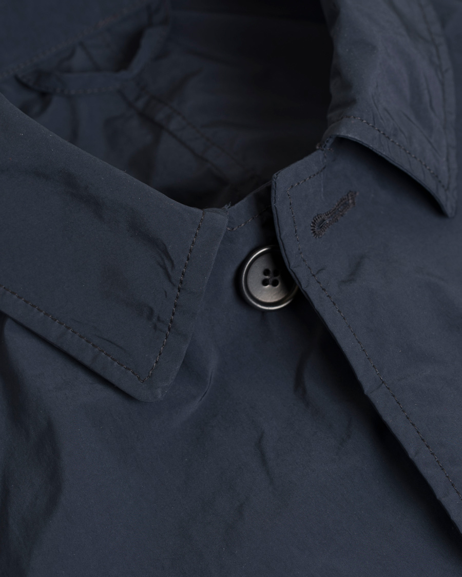 Herre | Jakker | Aspesi | Lemon Garment Dyed Coat Navy