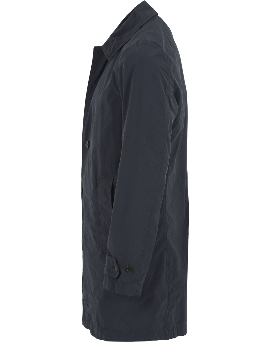 Herre | Jakker | Aspesi | Lemon Garment Dyed Coat Navy