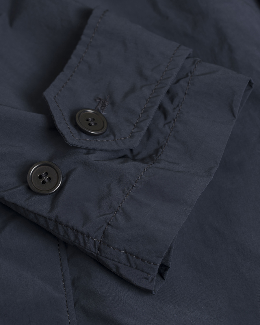 Herre | Jakker | Aspesi | Lemon Garment Dyed Coat Navy