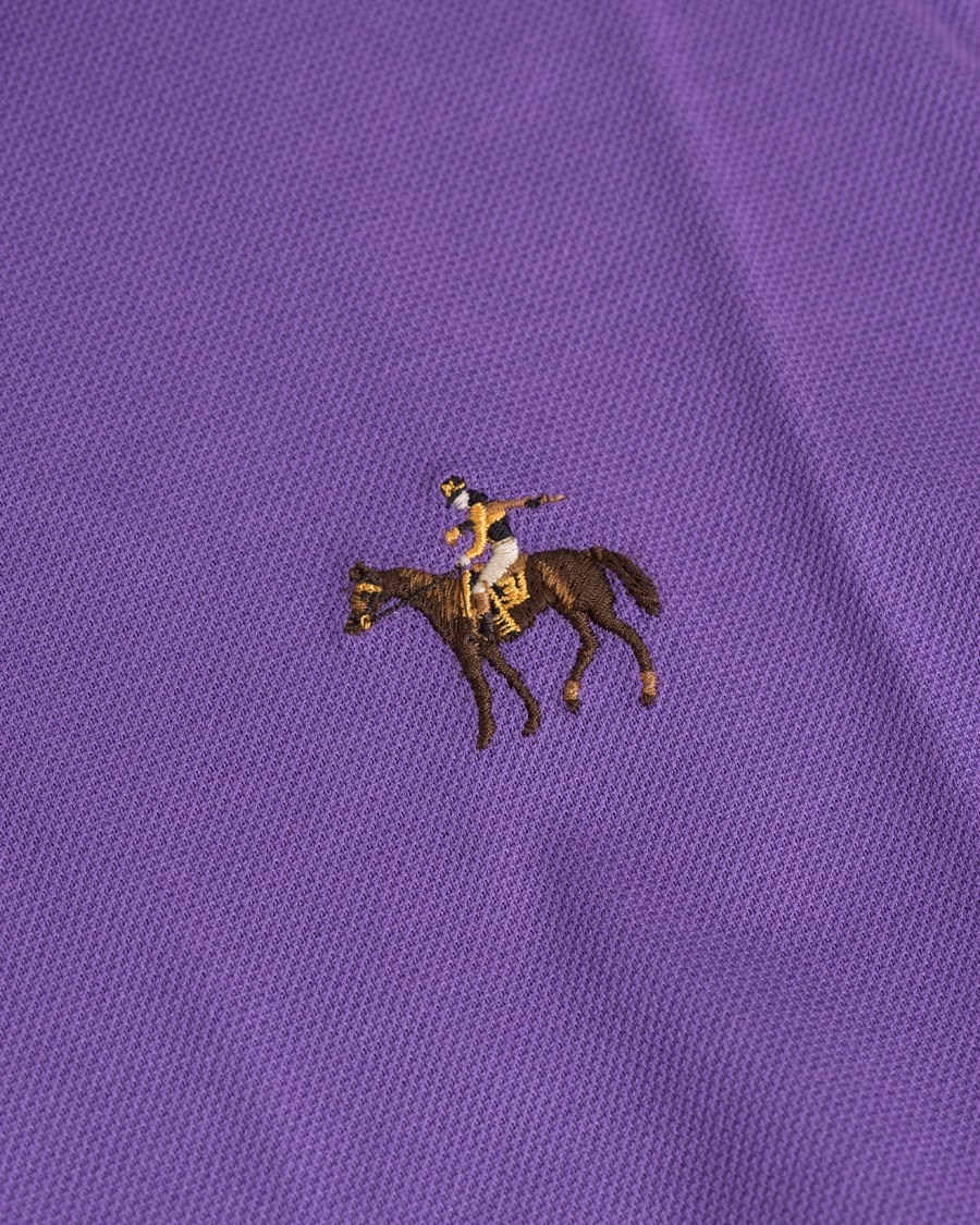 Herre | Polotrøjer | Ralph Lauren Purple Label | Mercerized Cotton Pique Classic Lavender
