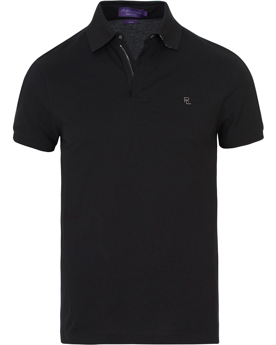 Herre | Polotrøjer | Ralph Lauren Purple Label | Active Pique Polo Black