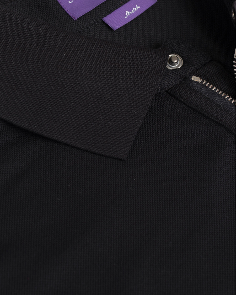 Herre | Polotrøjer | Ralph Lauren Purple Label | Active Pique Polo Black
