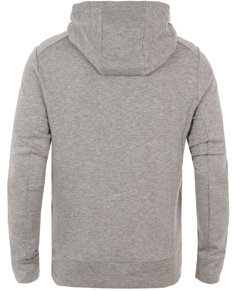 Herre | Trøjer | Ralph Lauren Purple Label | Pima Lounge Hood Sweater Silver Melange