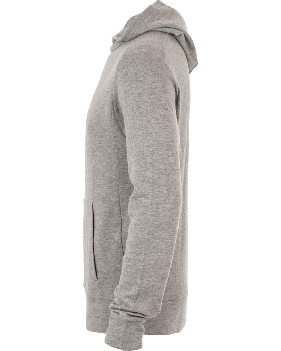 Herre | Trøjer | Ralph Lauren Purple Label | Pima Lounge Hood Sweater Silver Melange