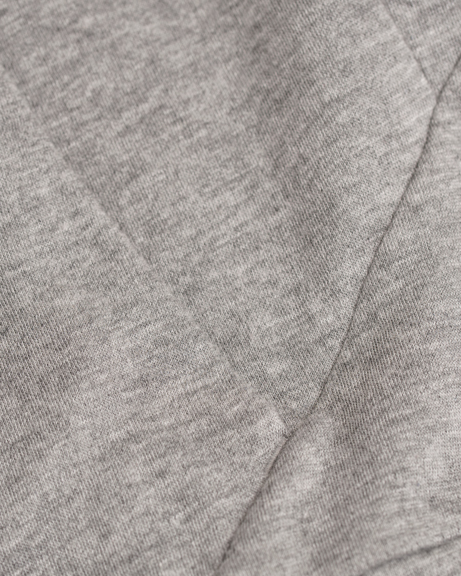 Herre | Trøjer | Ralph Lauren Purple Label | Pima Lounge Hood Sweater Silver Melange