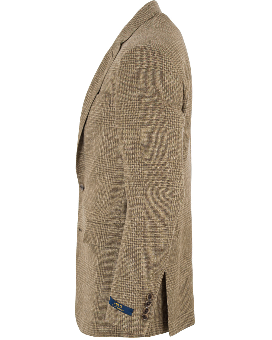 Herre | Blazere & jakker | Polo Ralph Lauren | Polo 1 Glennplaid Silk/Linen Blazer Olive/Brown