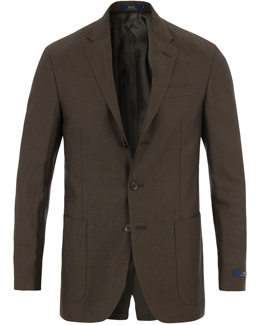Herre | Blazere & jakker | Polo Ralph Lauren | Morgan Yale Linen/Wool Blazer Earth Green