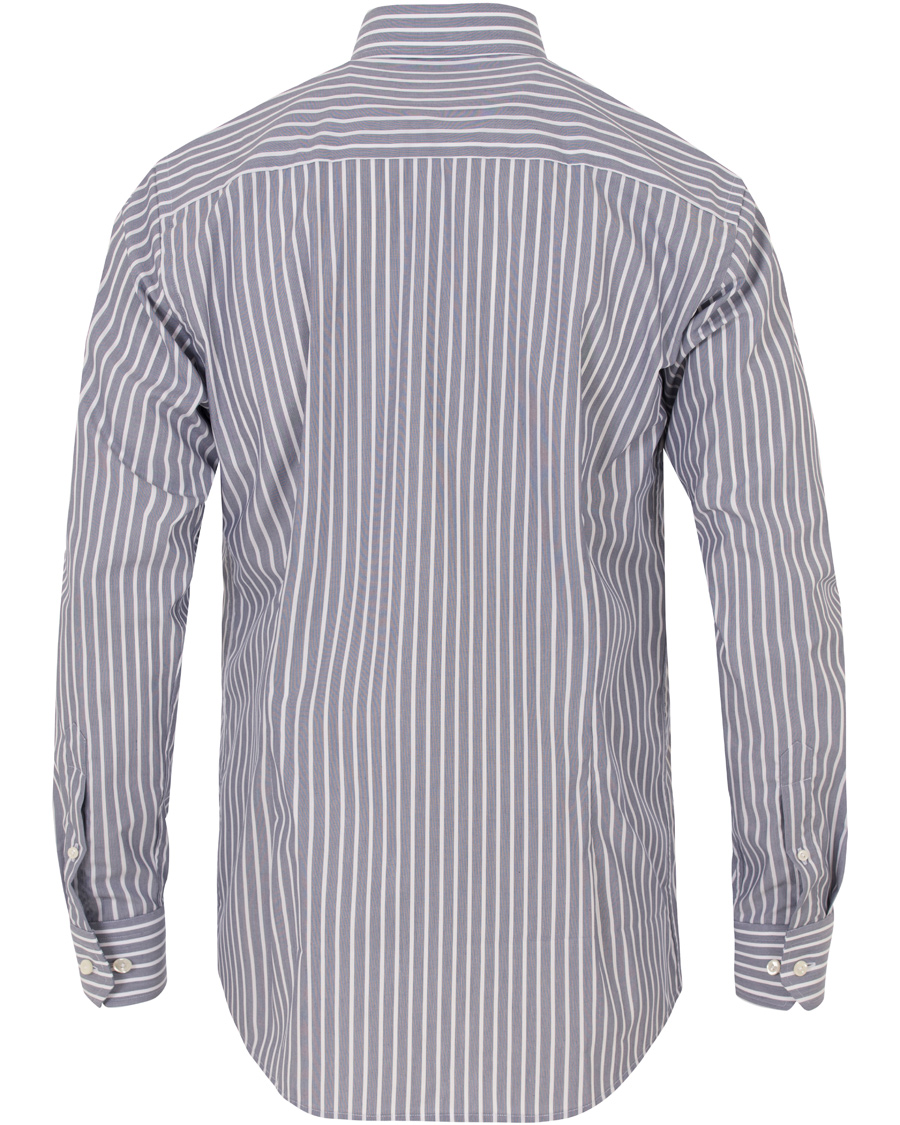 Herre | Skjorter | Eton | Slim Fit Poplin Striped Shirt Dark Blue