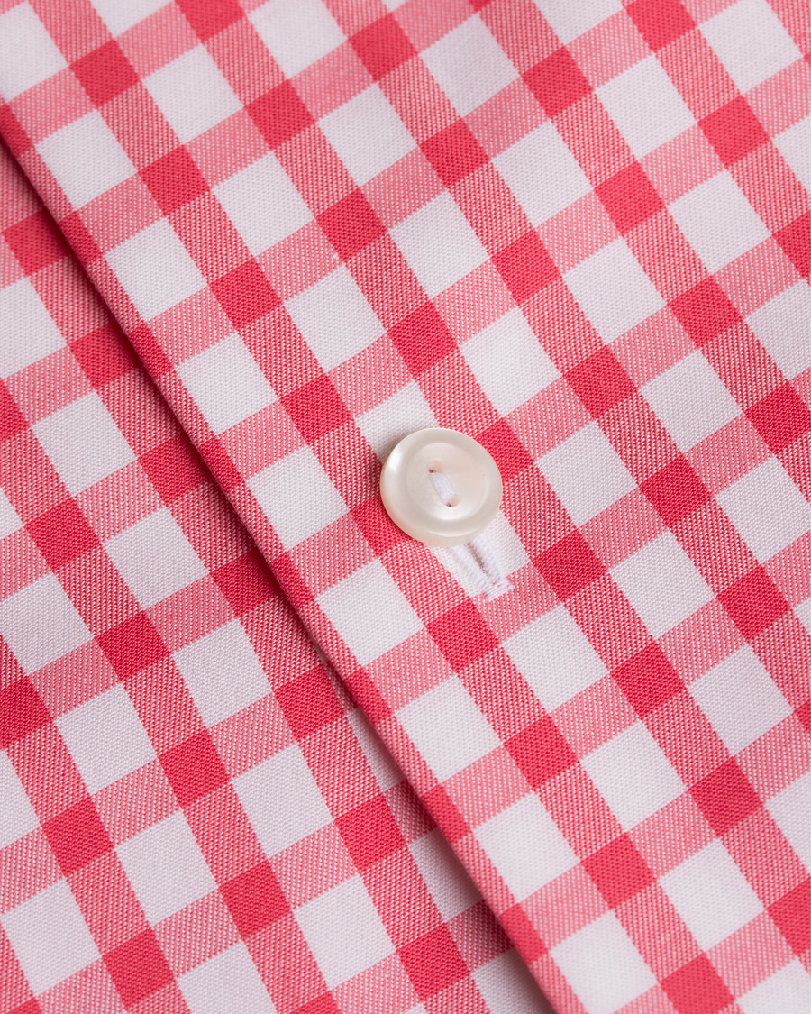 Herre | Skjorter | Eton | Slim Fit Signature Twill Check Shirt Red