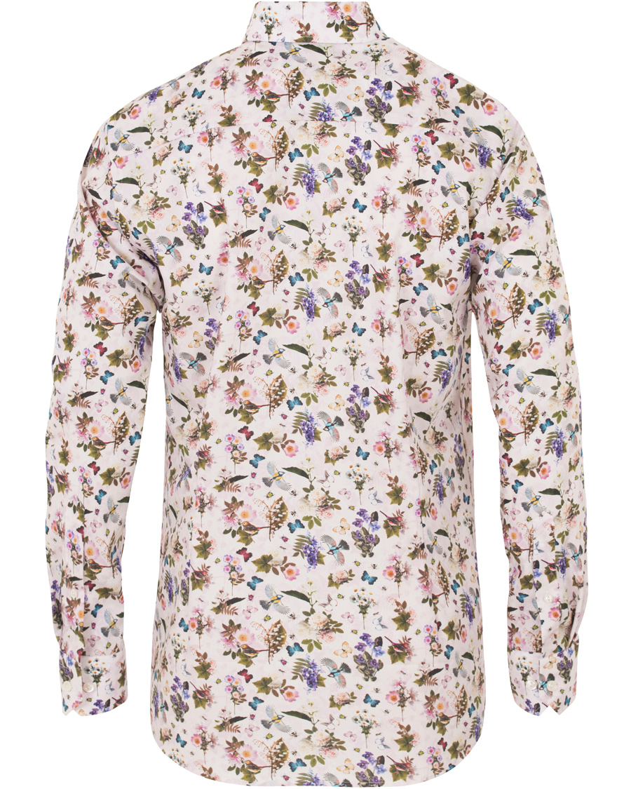 Herre | Skjorter | Eton | Contemporary Signature Printed Flower Shirt White