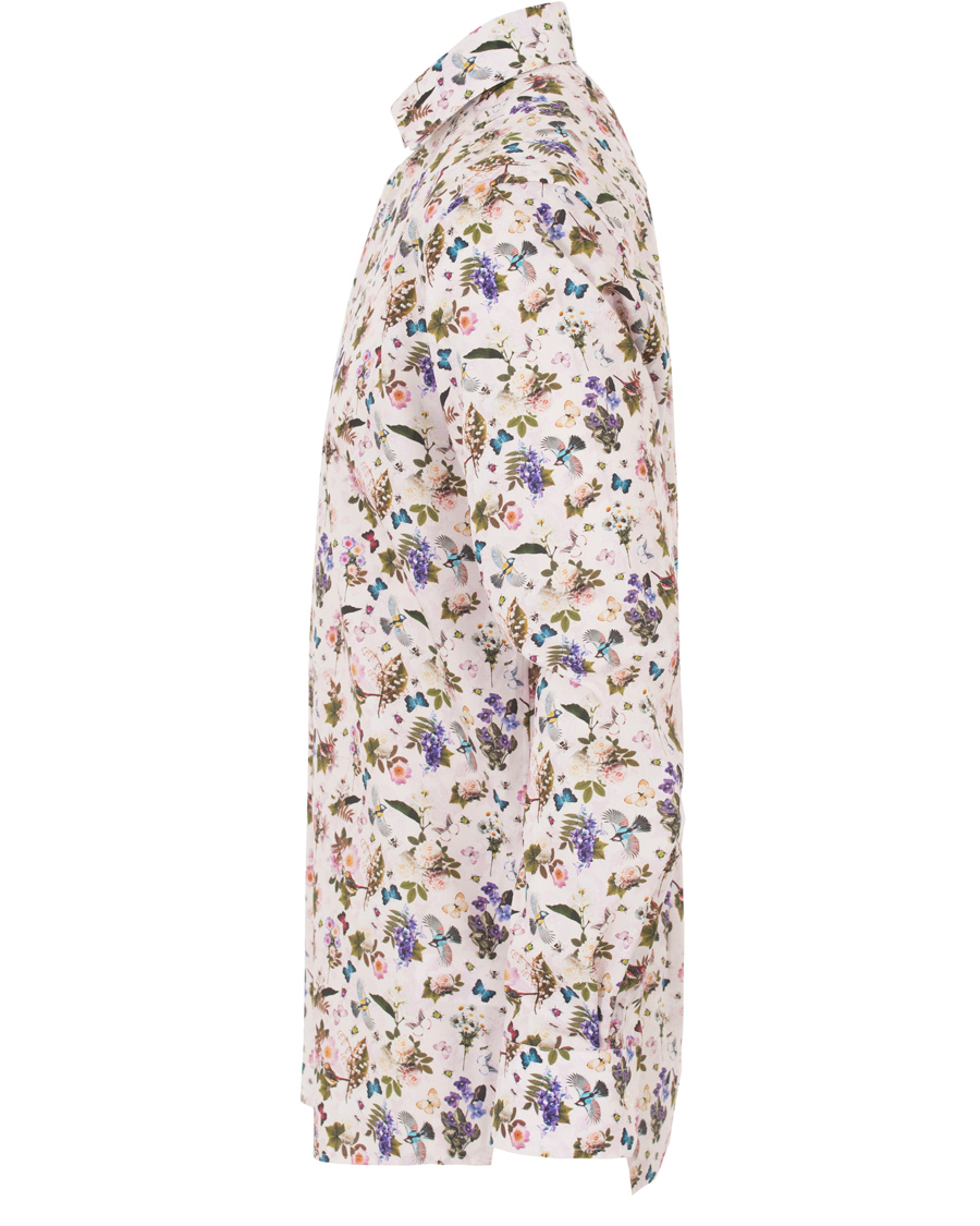 Herre | Skjorter | Eton | Contemporary Signature Printed Flower Shirt White
