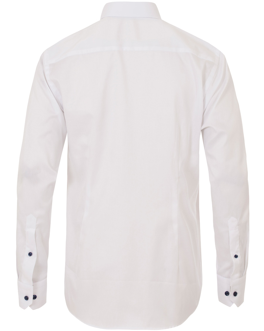 Herre | Skjorter | Eton | Slim Fit Signature Twill Contrast Shirt White