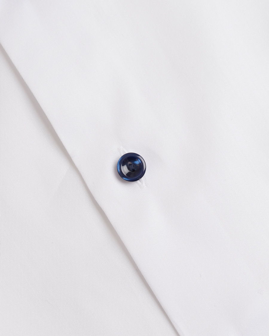 Herre | Skjorter | Eton | Slim Fit Signature Twill Contrast Shirt White