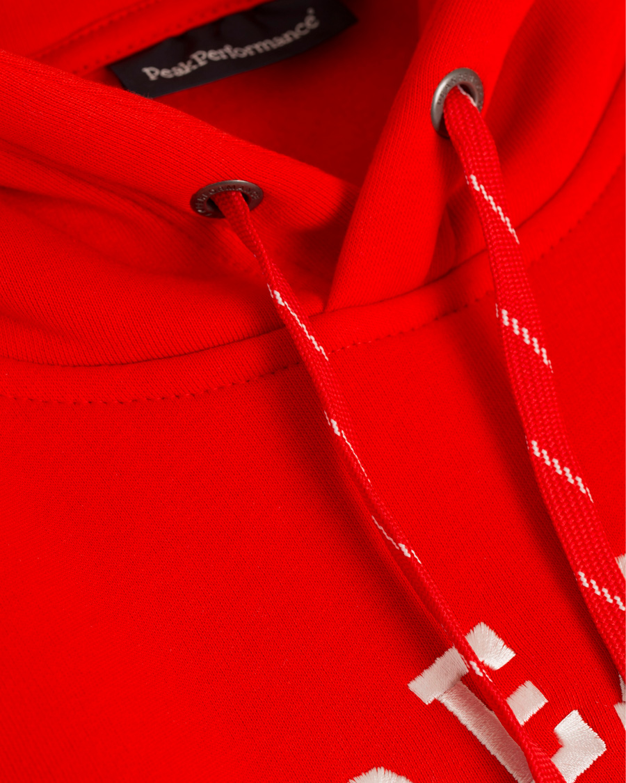 Herre | Trøjer | Peak Performance | Logo Hoodie Racing Red