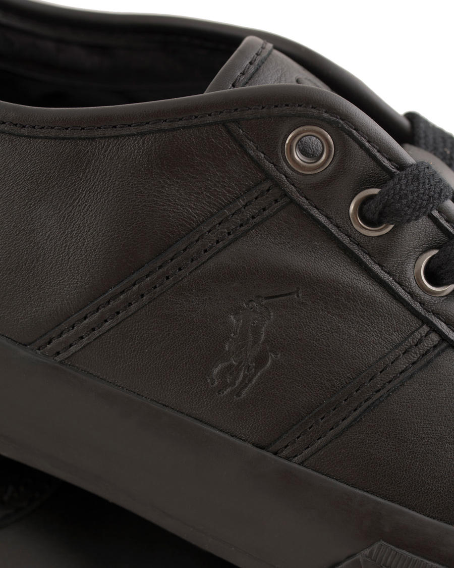 Herre | Polo Ralph Lauren Tyrian Calf Sneaker Black | Polo Ralph Lauren | Tyrian Calf Sneaker Black