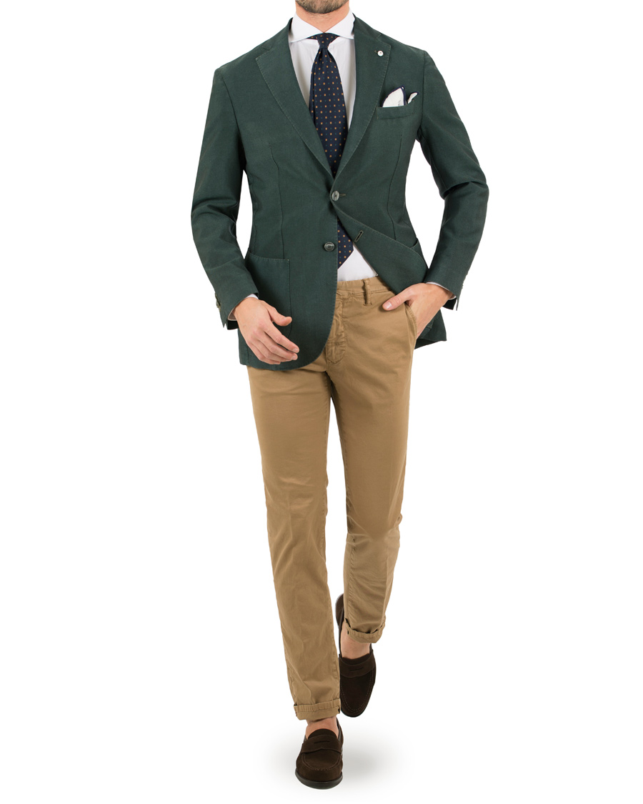 Herre | Blazere & jakker | L.B.M. 1911 | Jack Regular Vintage Wool/Mohair Blazer Green