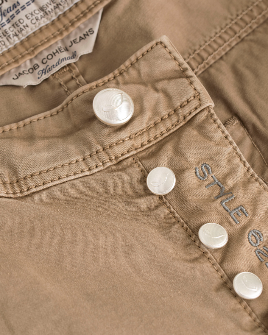 Jacob Cohen 622 5-Pocket Trousers Beige - CareOfCarl.dk