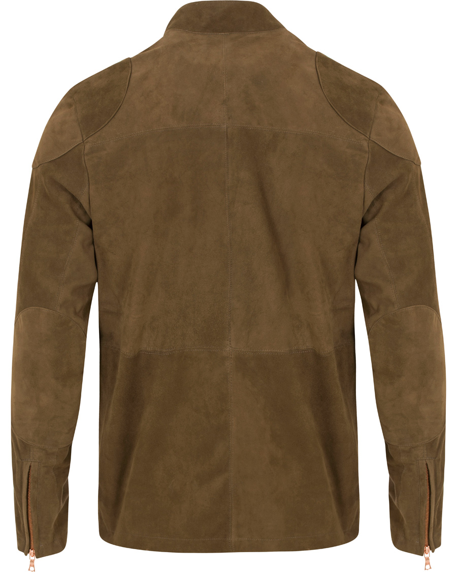 Herre | Jakker | Private White V.C. | Suede Rainrider Jacket Light Brown