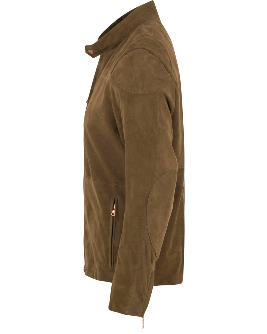 Herre | Jakker | Private White V.C. | Suede Rainrider Jacket Light Brown