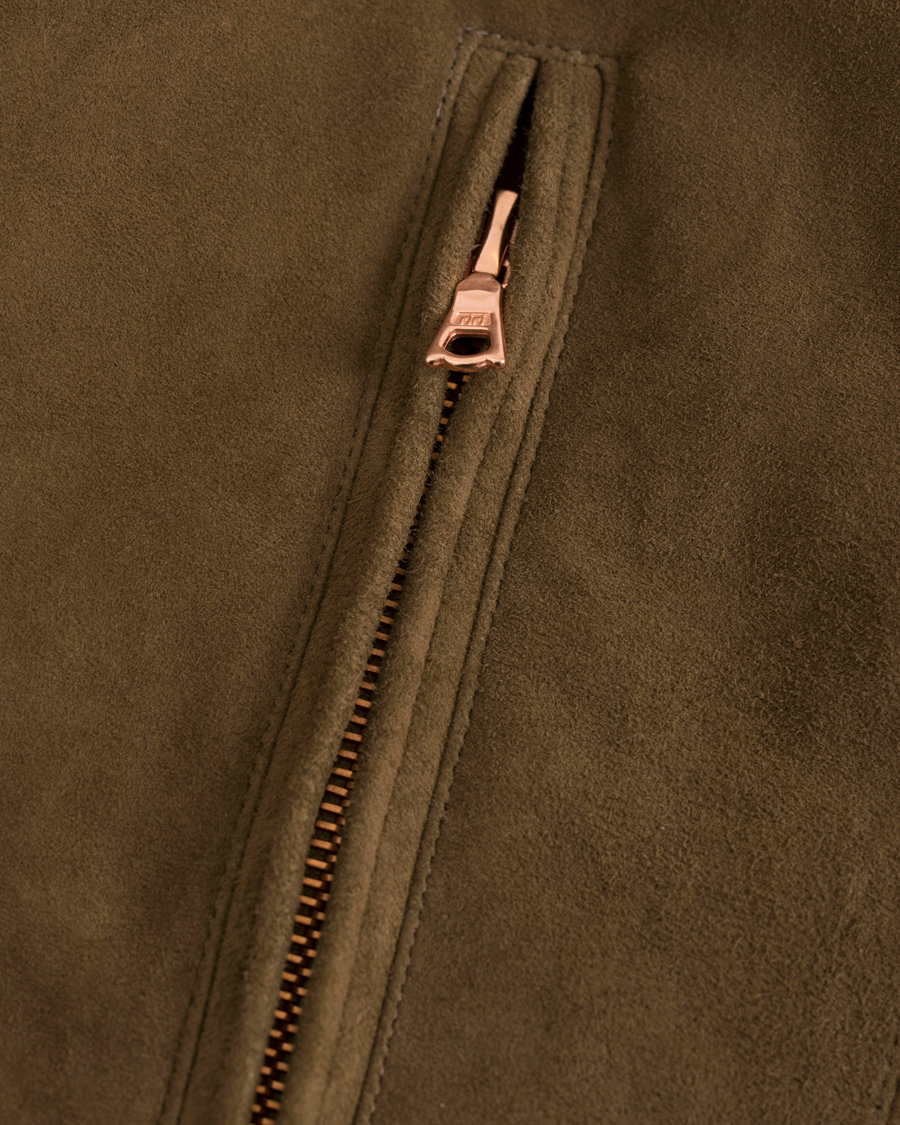 Herre | Jakker | Private White V.C. | Suede Rainrider Jacket Light Brown