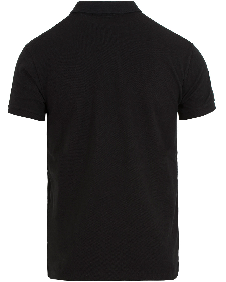 Herre | Polotrøjer | Polo Ralph Lauren | Custom Fit Big Pony Diagonal Stripe Polo Black/White