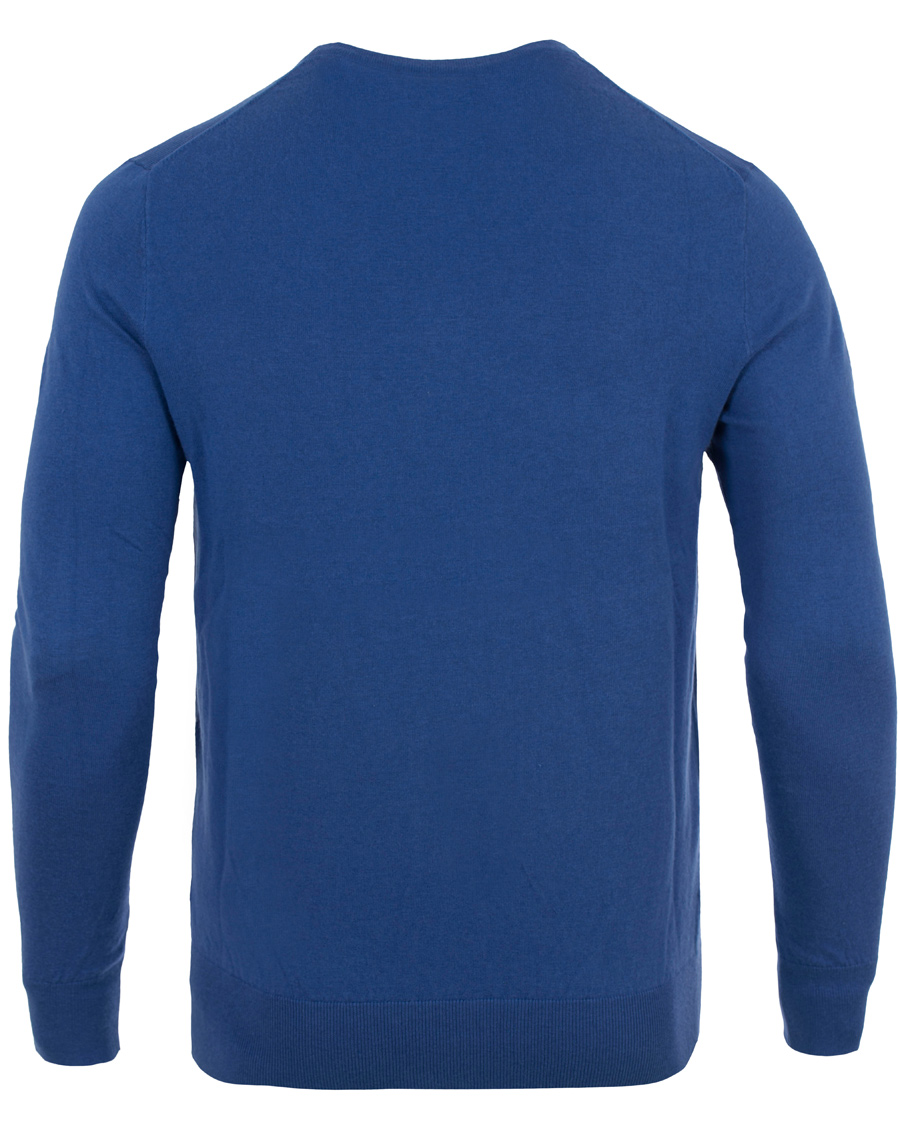 Herre | Trøjer | Polo Ralph Lauren | Slim Fit Cotton Crew Neck Pullover Blue Legacy