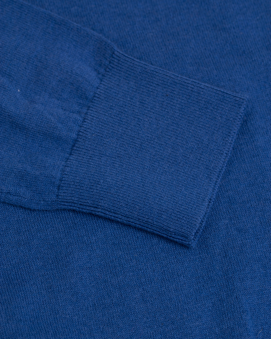 Herre | Trøjer | Polo Ralph Lauren | Slim Fit Cotton Crew Neck Pullover Blue Legacy